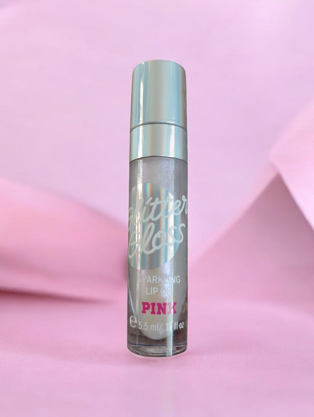 Victoria's Secret PINK Glitter Gloss Sparkling Lip Oil--Whipped Vanilla